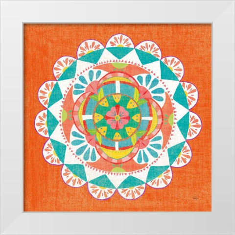 Like Frida IV White Modern Wood Framed Art Print by Sussman, Harriet