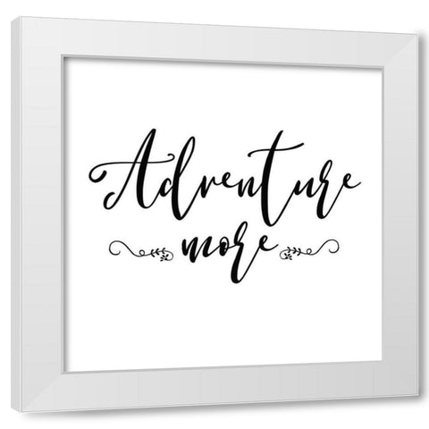 Self Reflection III White Modern Wood Framed Art Print by Wild Apple Portfolio