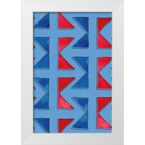 Seafood Shanty Step 02C White Modern Wood Framed Art Print by Tavoletti, Anne