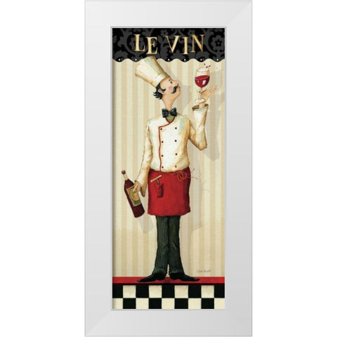 Chefs Masterpiece I White Modern Wood Framed Art Print by Audit, Lisa