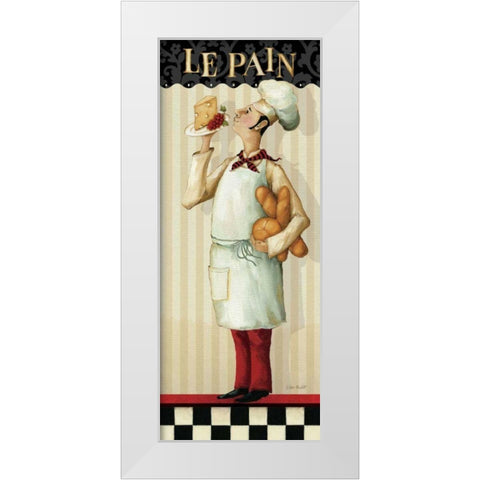Chefs Masterpiece III White Modern Wood Framed Art Print by Audit, Lisa