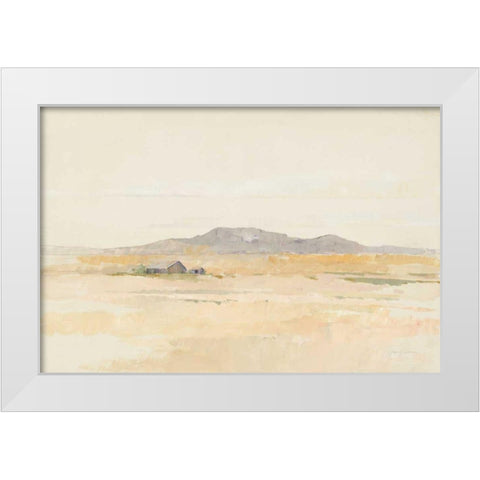 Buttermilk Sky White Modern Wood Framed Art Print by Tillmon, Avery