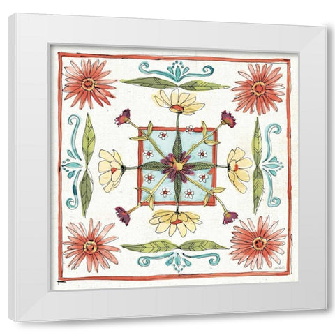 Simply Petals X Warm White Modern Wood Framed Art Print by Tavoletti, Anne