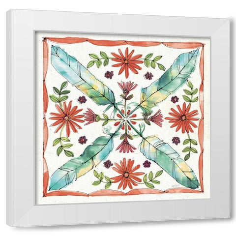 Simply Petals XI Warm White Modern Wood Framed Art Print by Tavoletti, Anne