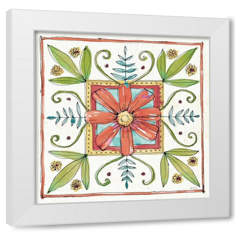 Simply Petals XII Warm White Modern Wood Framed Art Print by Tavoletti, Anne