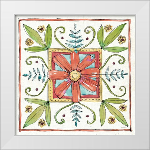 Simply Petals XII Warm White Modern Wood Framed Art Print by Tavoletti, Anne