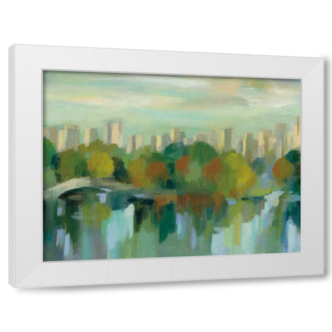 Manhattan Sketches VII White Modern Wood Framed Art Print by Vassileva, Silvia