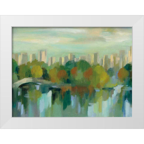 Manhattan Sketches VII White Modern Wood Framed Art Print by Vassileva, Silvia