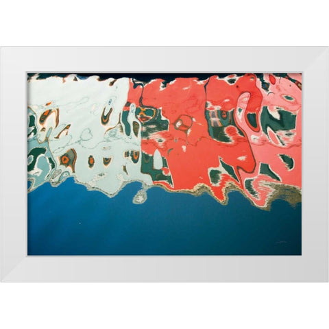 Reflections of Burano IV White Modern Wood Framed Art Print by Aledanda