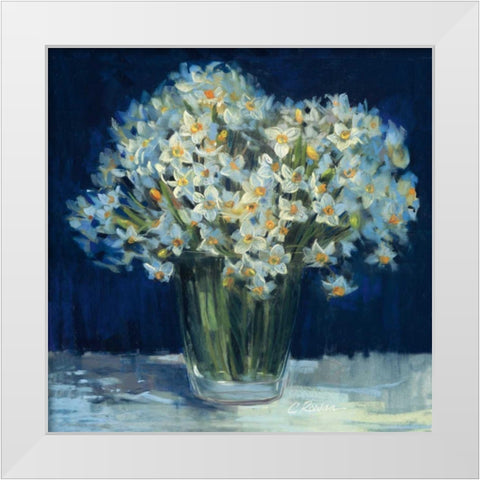 Spring Twilight II v2 White Modern Wood Framed Art Print by Rowan, Carol