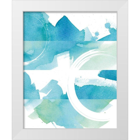 Coastal Feel II White Modern Wood Framed Art Print by Hershey, Moira