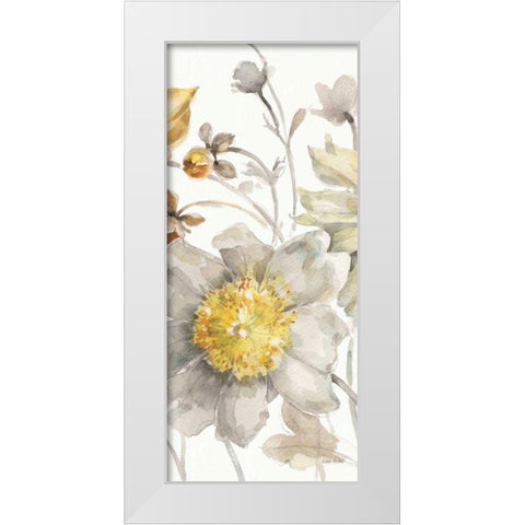Fields of Gold VII White Modern Wood Framed Art Print by Audit, Lisa
