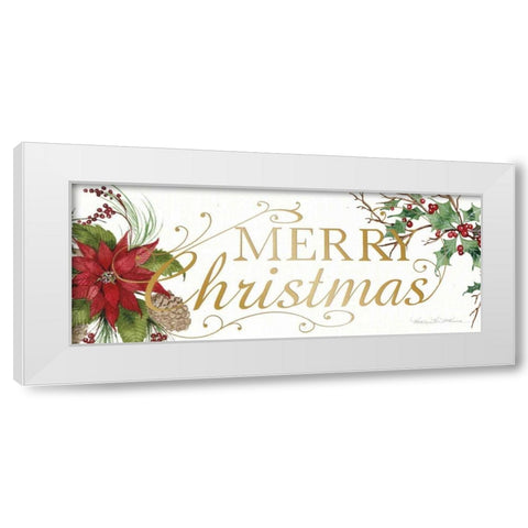 Holiday Happiness X White Modern Wood Framed Art Print by McKenna, Kathleen Parr