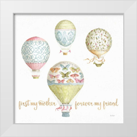 Beautiful Romance XXI Mother White Modern Wood Framed Art Print by Audit, Lisa