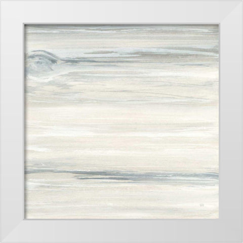 Wood Panel I White Modern Wood Framed Art Print by Paschke, Chris