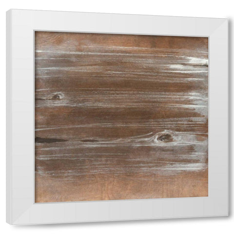 Wood Panel V White Modern Wood Framed Art Print by Paschke, Chris