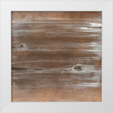 Wood Panel V White Modern Wood Framed Art Print by Paschke, Chris