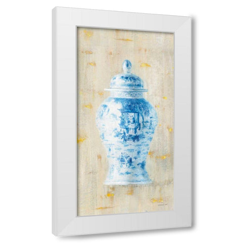 Ginger Jar II Light Crop White Modern Wood Framed Art Print by Nai, Danhui