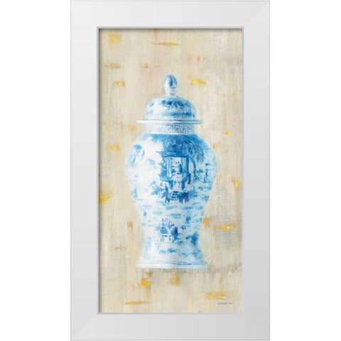 Ginger Jar II Light Crop White Modern Wood Framed Art Print by Nai, Danhui