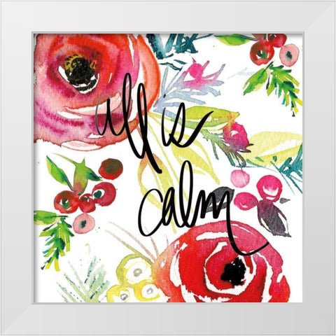 Scarlett O Christmas I White Modern Wood Framed Art Print by Rice, Kristy