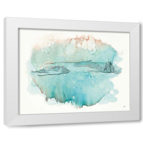 Stars at Night White Modern Wood Framed Art Print by Averinos, Melissa