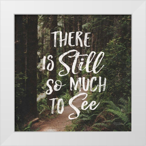 West Coast Wandering II White Modern Wood Framed Art Print by Marshall, Laura