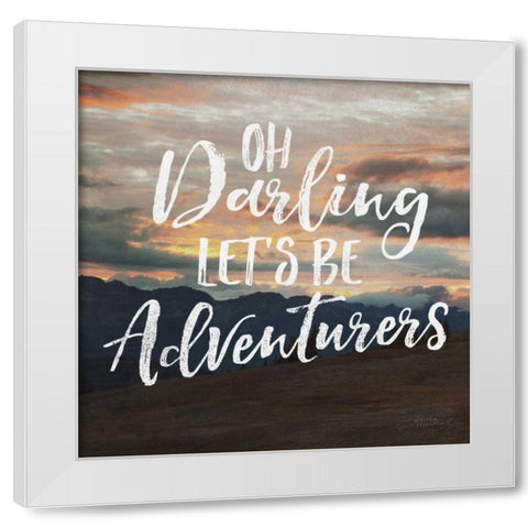 West Coast Wandering IV White Modern Wood Framed Art Print by Marshall, Laura