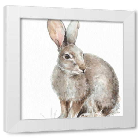 Forest Friends II White Modern Wood Framed Art Print by Audit, Lisa