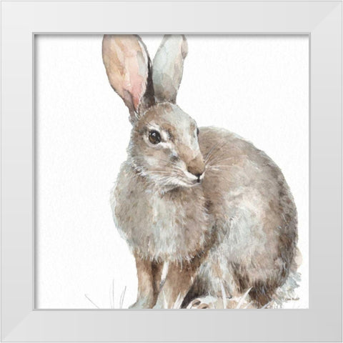 Forest Friends II White Modern Wood Framed Art Print by Audit, Lisa