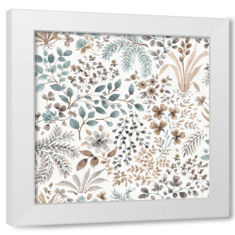 Forest Friends Step 02B White Modern Wood Framed Art Print by Audit, Lisa