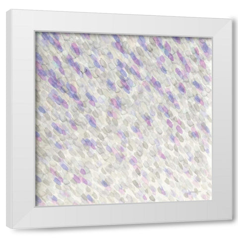 Shimmer Crop White Modern Wood Framed Art Print by Nai, Danhui