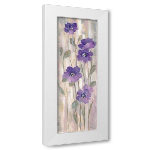 Spring Florals II White Modern Wood Framed Art Print by Vassileva, Silvia