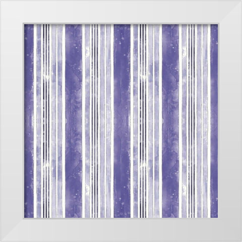 Botanical Blue Step 05 White Modern Wood Framed Art Print by Pertiet, Katie