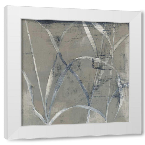 In the Garden II Gray White Modern Wood Framed Art Print by Lovell, Kathrine