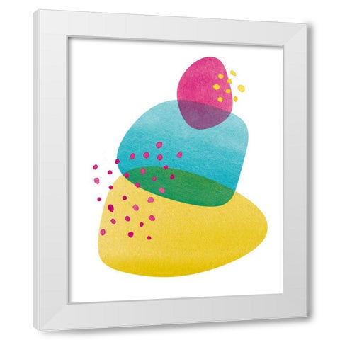 Balance I White Modern Wood Framed Art Print by Hershey, Moira