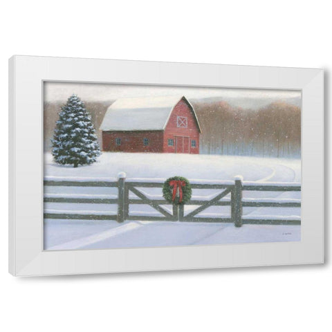 Christmas Affinity VI White Modern Wood Framed Art Print by Wiens, James