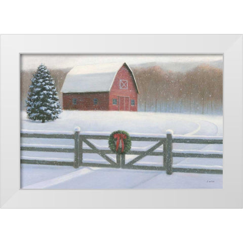 Christmas Affinity VI White Modern Wood Framed Art Print by Wiens, James