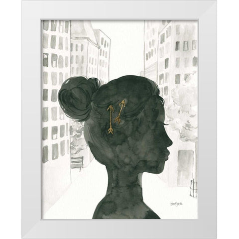 Boss Ladies I White Modern Wood Framed Art Print by Jackson, Jenaya