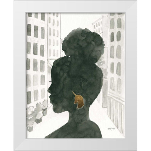 Boss Ladies II White Modern Wood Framed Art Print by Jackson, Jenaya