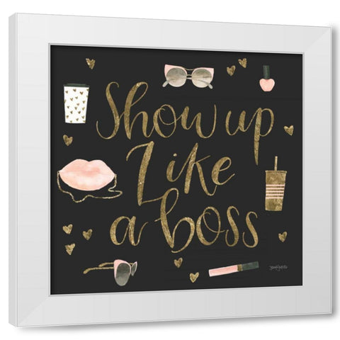Boss Ladies VII Black White Modern Wood Framed Art Print by Jackson, Jenaya