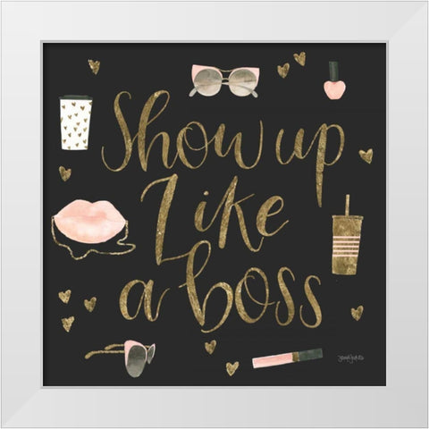 Boss Ladies VII Black White Modern Wood Framed Art Print by Jackson, Jenaya