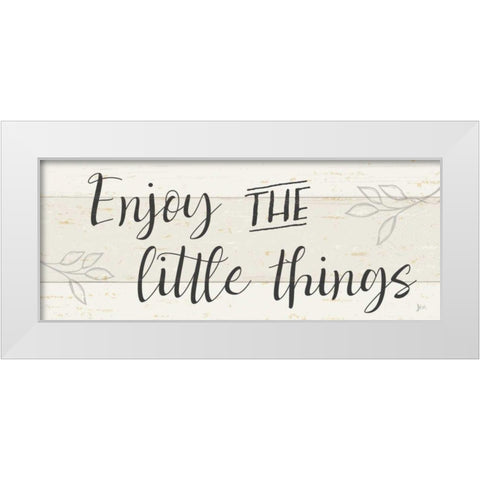 Simple Signs I White Modern Wood Framed Art Print by Aiken, Jess