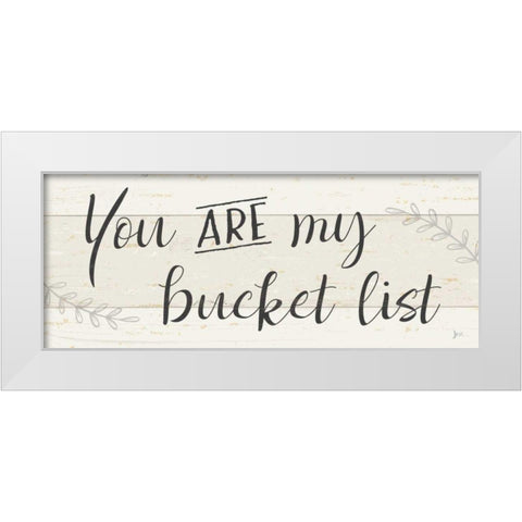 Simple Signs III White Modern Wood Framed Art Print by Aiken, Jess