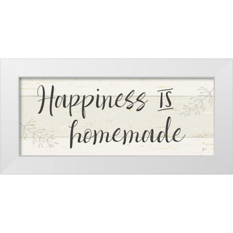 Simple Signs IV White Modern Wood Framed Art Print by Aiken, Jess