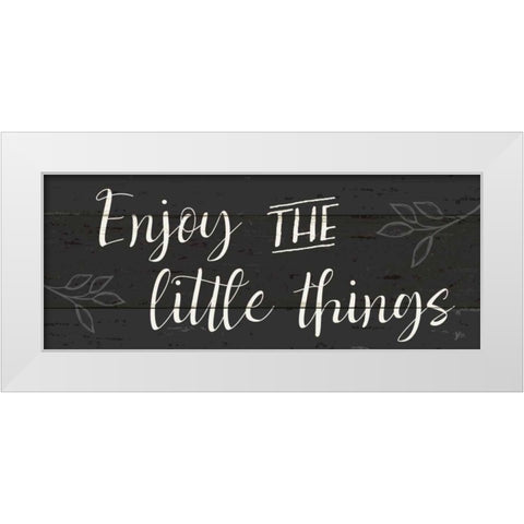 Simple Signs I Black White Modern Wood Framed Art Print by Aiken, Jess