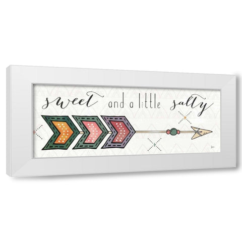 Spectrum IV White Modern Wood Framed Art Print by Aiken, Jess