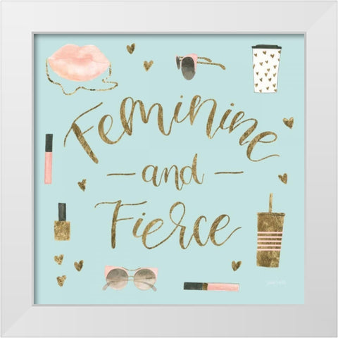 Boss Ladies VI Mint White Modern Wood Framed Art Print by Jackson, Jenaya