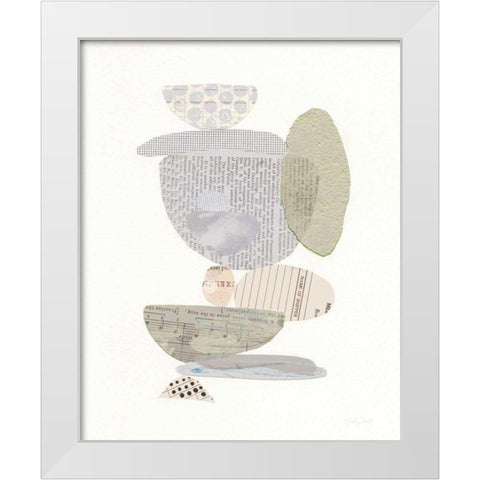 Whimsy VI Neutral White Modern Wood Framed Art Print by Prahl, Courtney