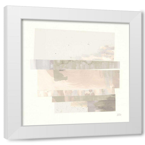 Stacks I Neutral White Modern Wood Framed Art Print by Averinos, Melissa