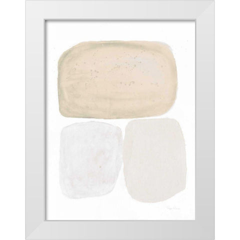 Graystone Neutral White Modern Wood Framed Art Print by Rhue, Piper